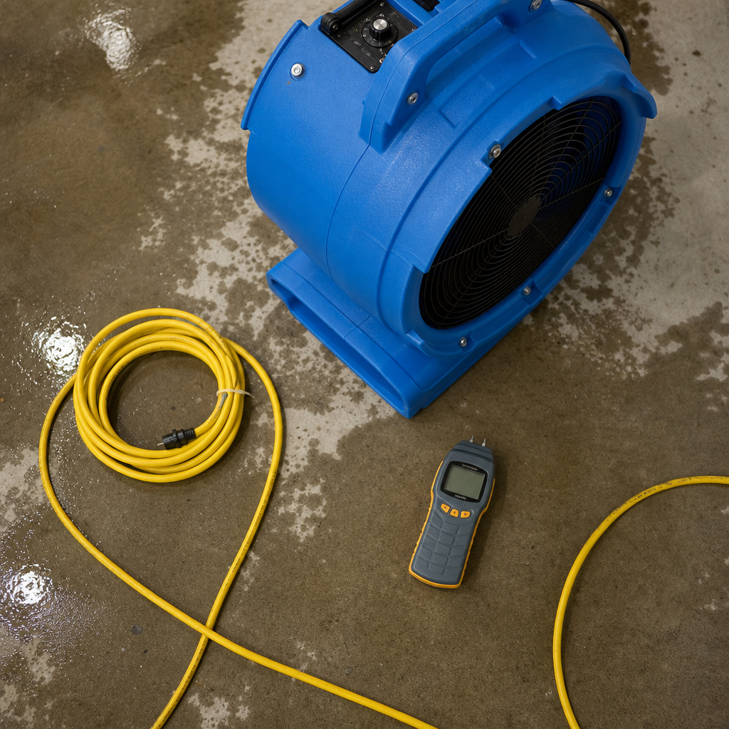 Illustration for commercial water mitigation astoria