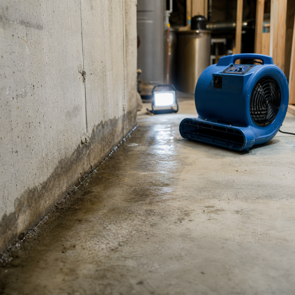 Illustration for water damage insurance coverage