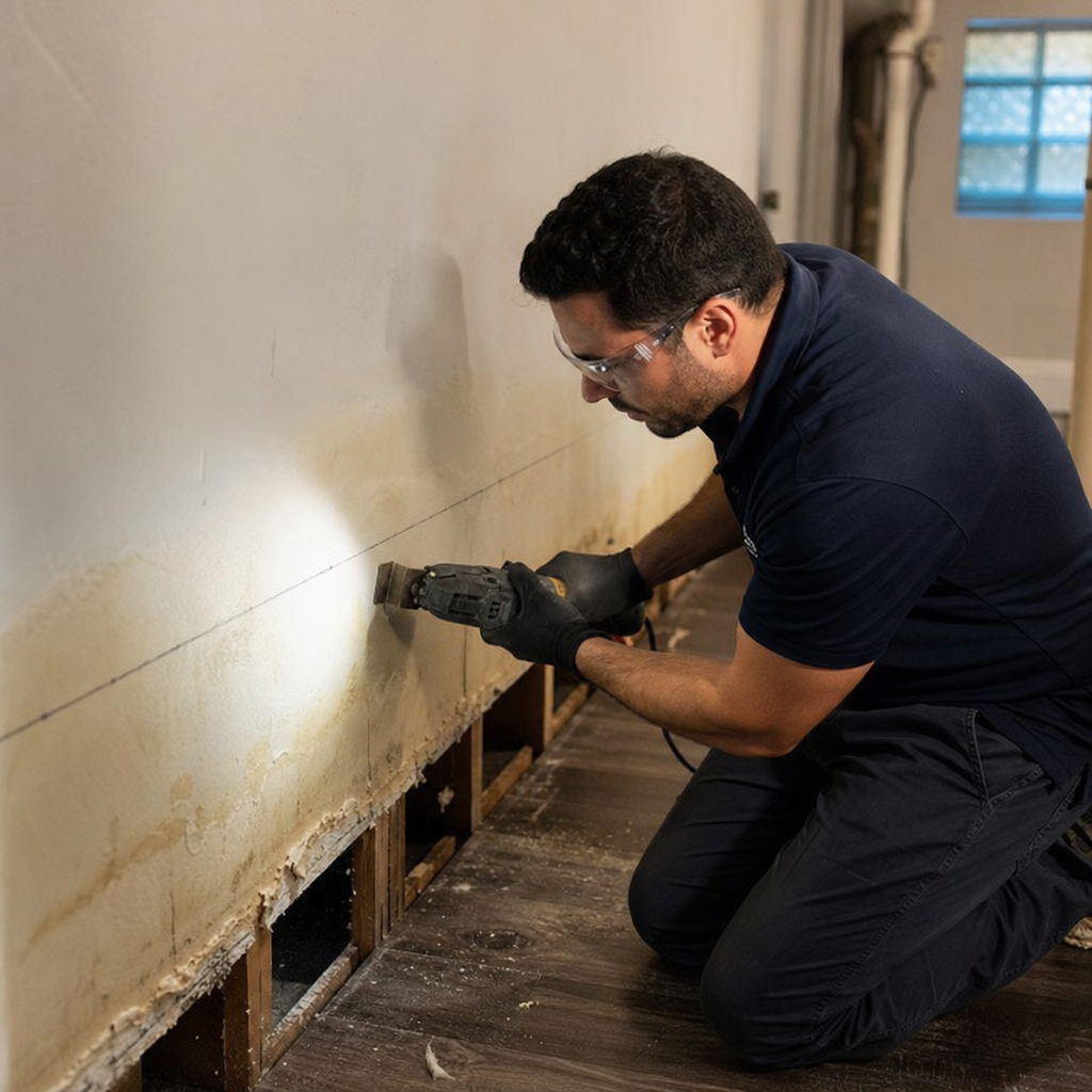 Illustration for same day water damage mitigation astoria
