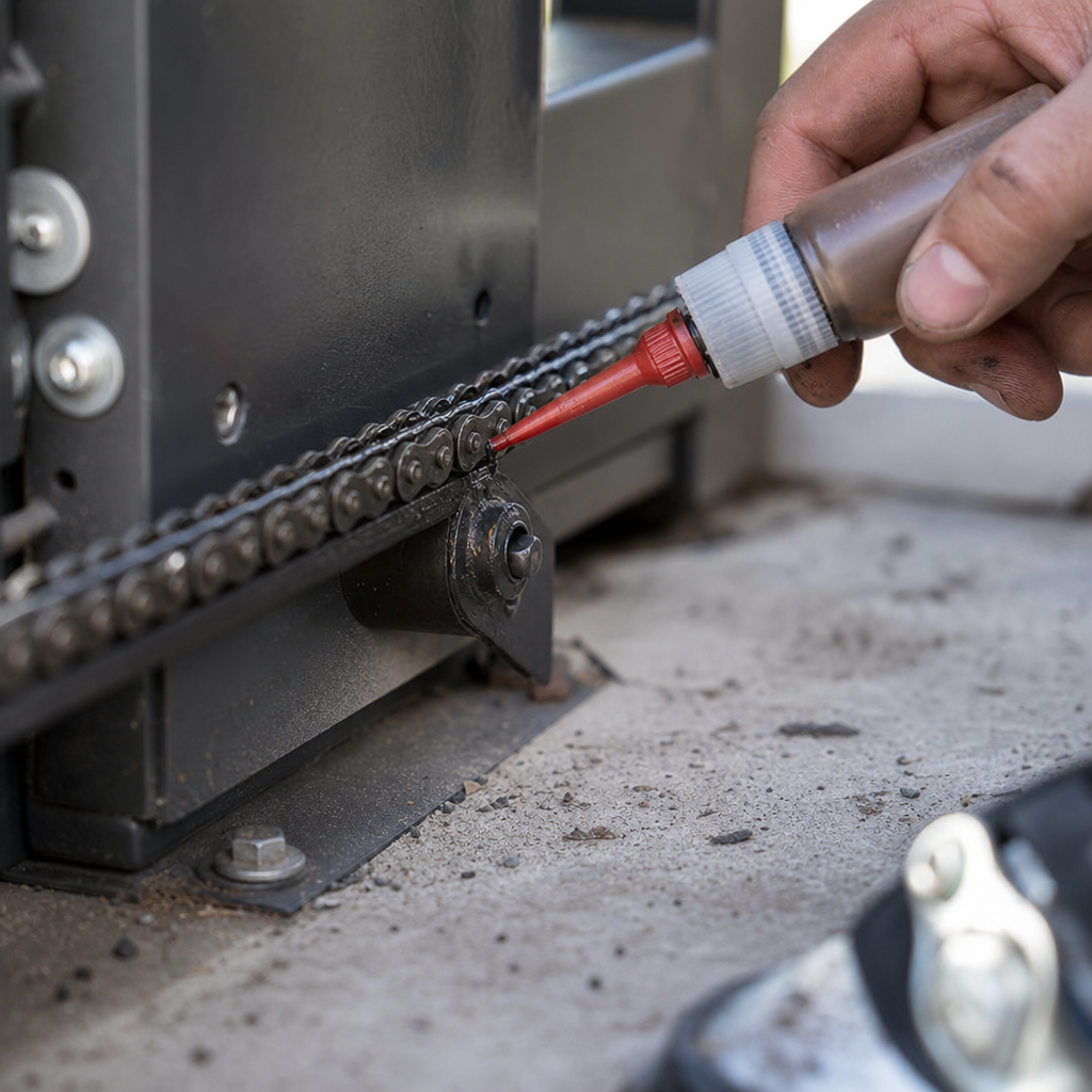 Illustration for automatic gate motor repair