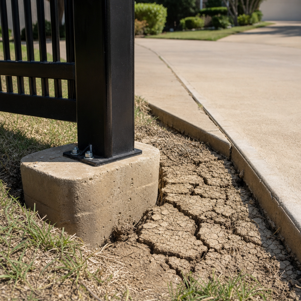 Illustration for gate repair in Lewisville