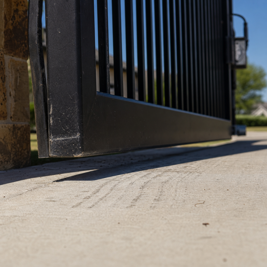 Illustration for gate repair in Forney