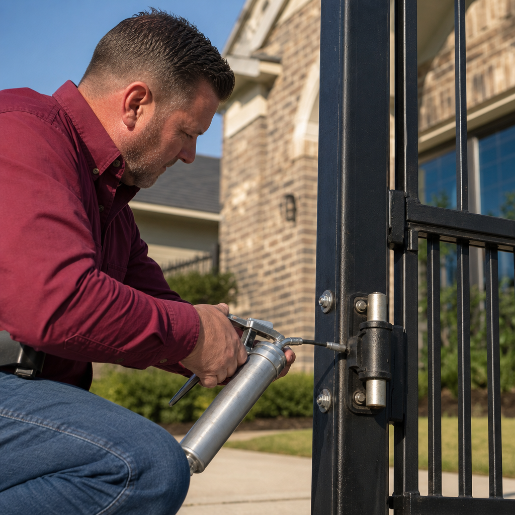 Illustration for gate repair in Alvin