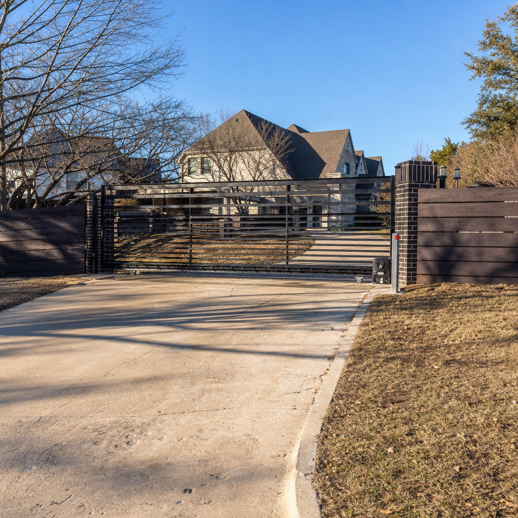 Illustration for gate repair in Irving