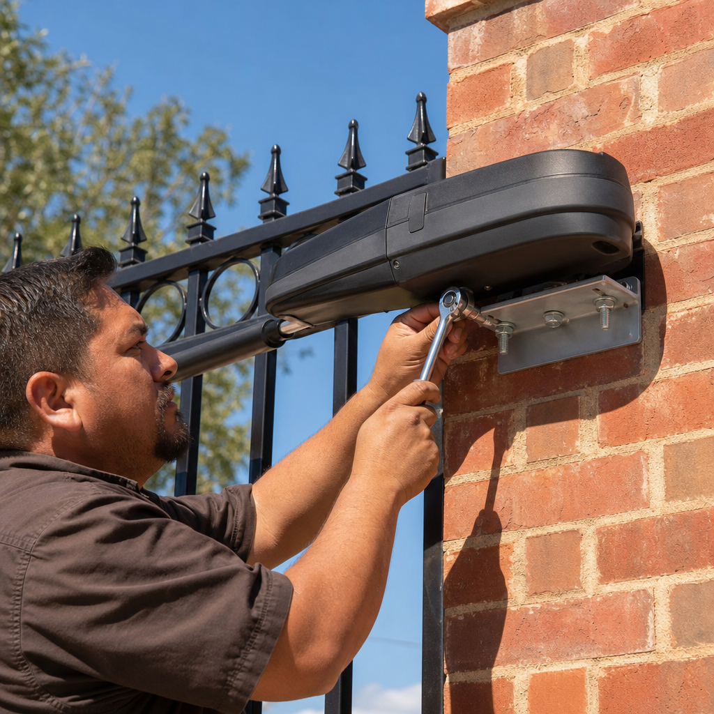 Illustration for gate repair in Aldine