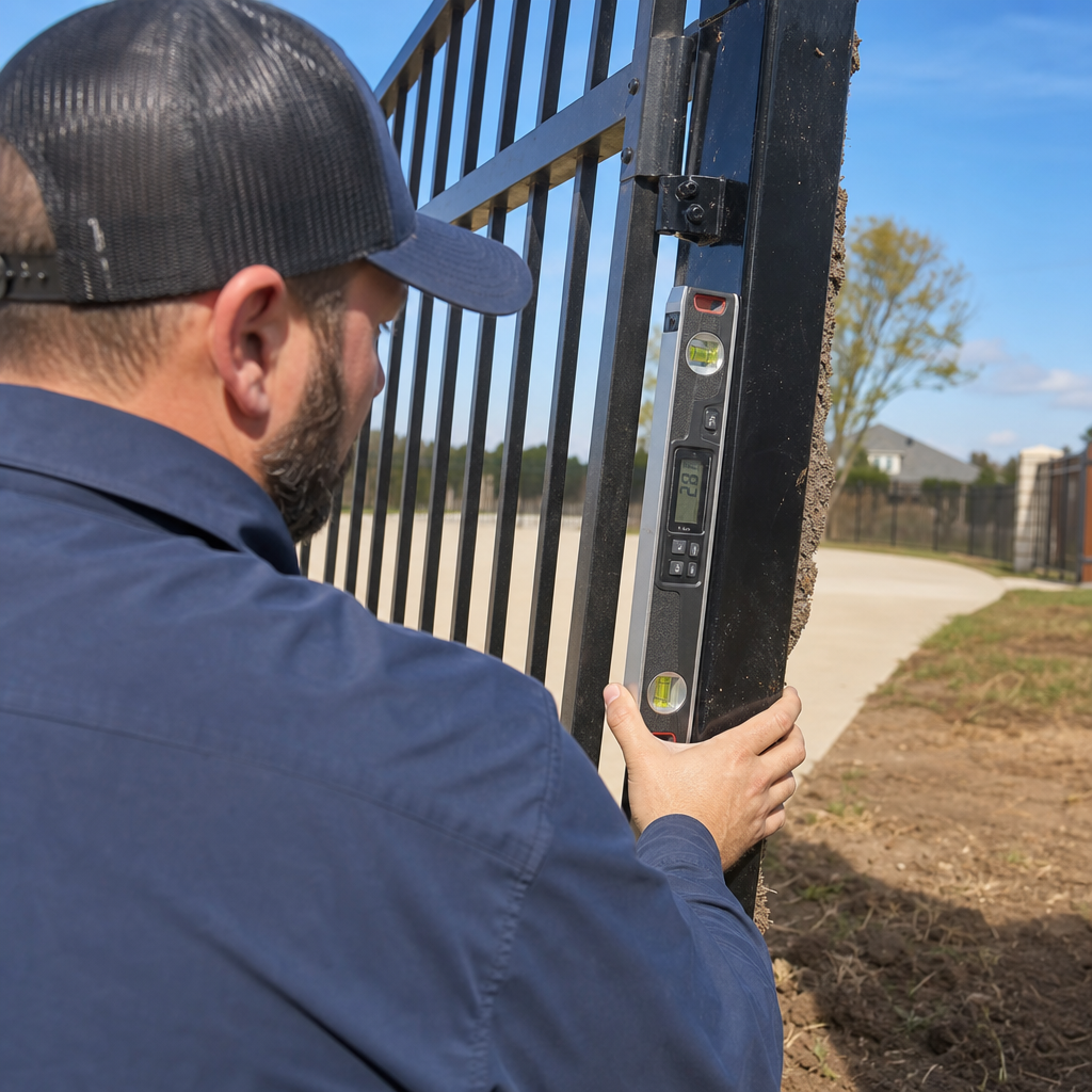 Illustration for gate repair in Kaufman