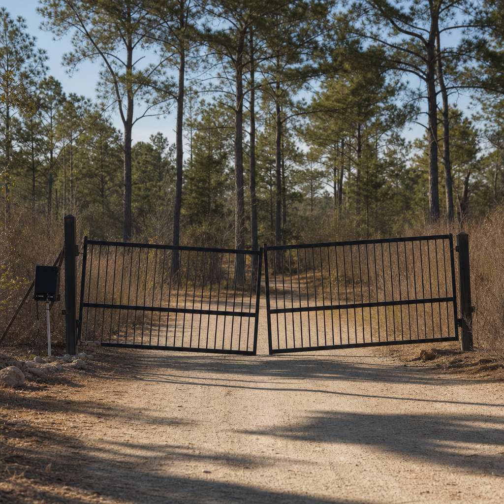 Illustration for gate repair in Bastrop
