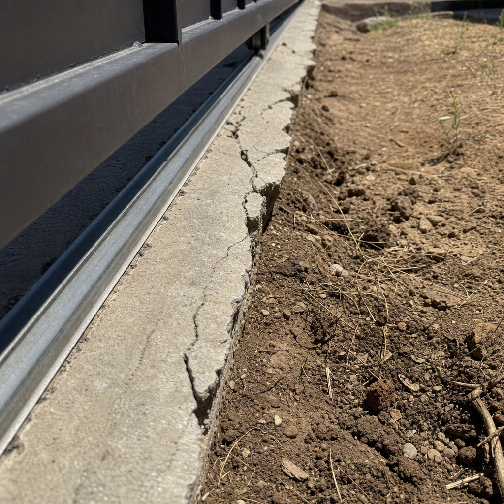 Illustration for gate track repair in San Antonio