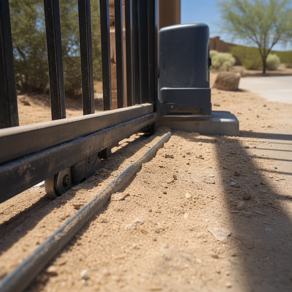 Illustration for gate repair in Canutillo