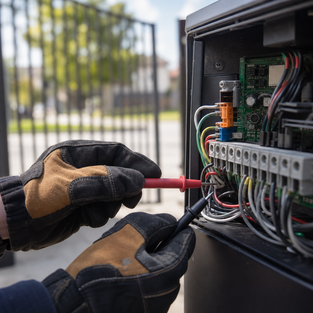 Illustration for gate operator repair in Houston