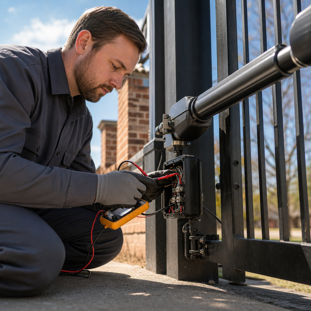 Illustration for gate repair in Fort Worth