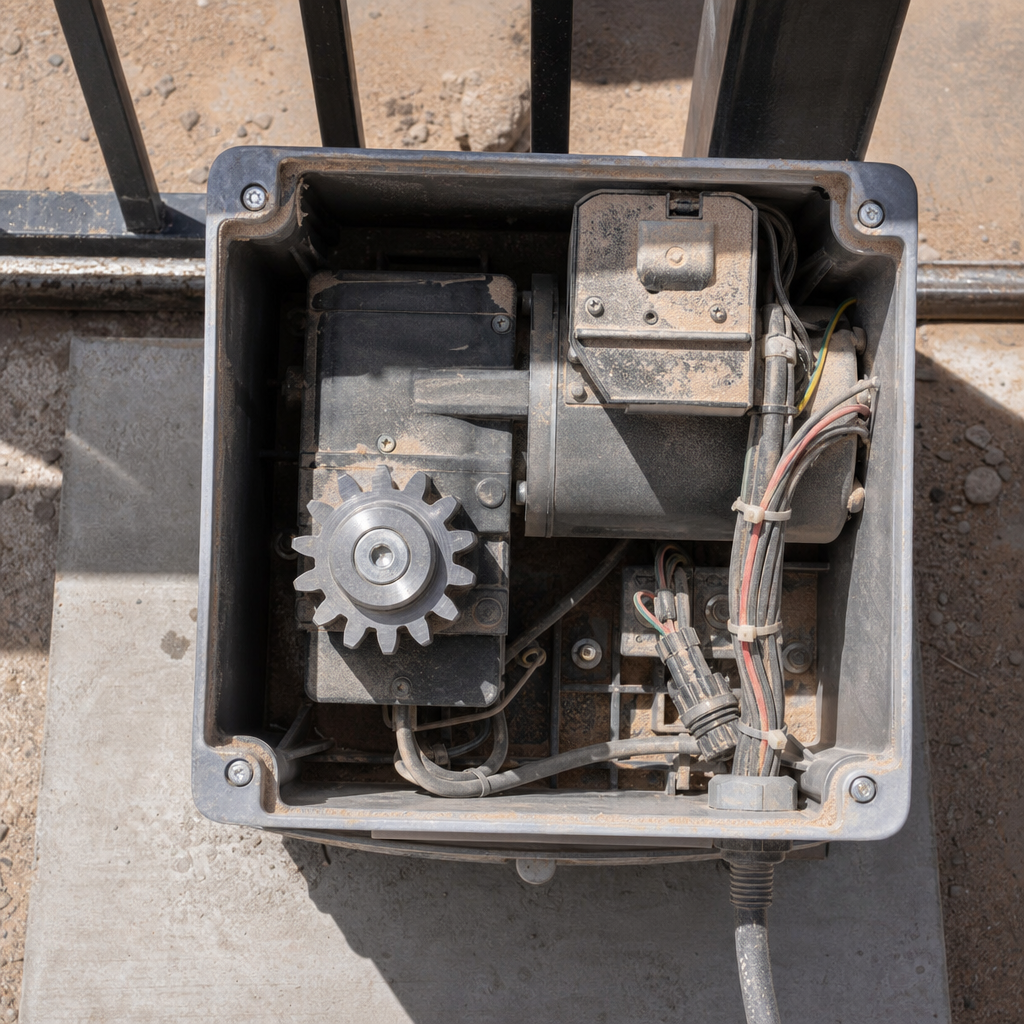Illustration for gate motor repair in El Paso