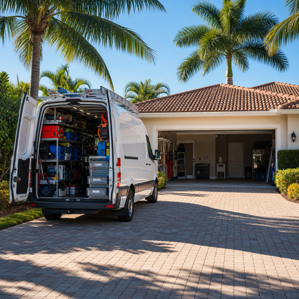 Illustration for same day garage door repair in Punta Gorda Isles