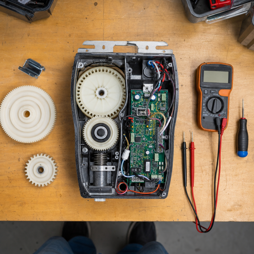 Illustration for garage door opener repair near me