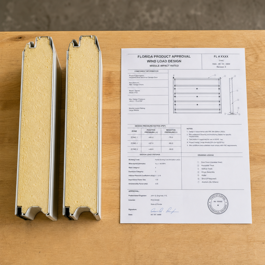 Illustration for price of a new garage door