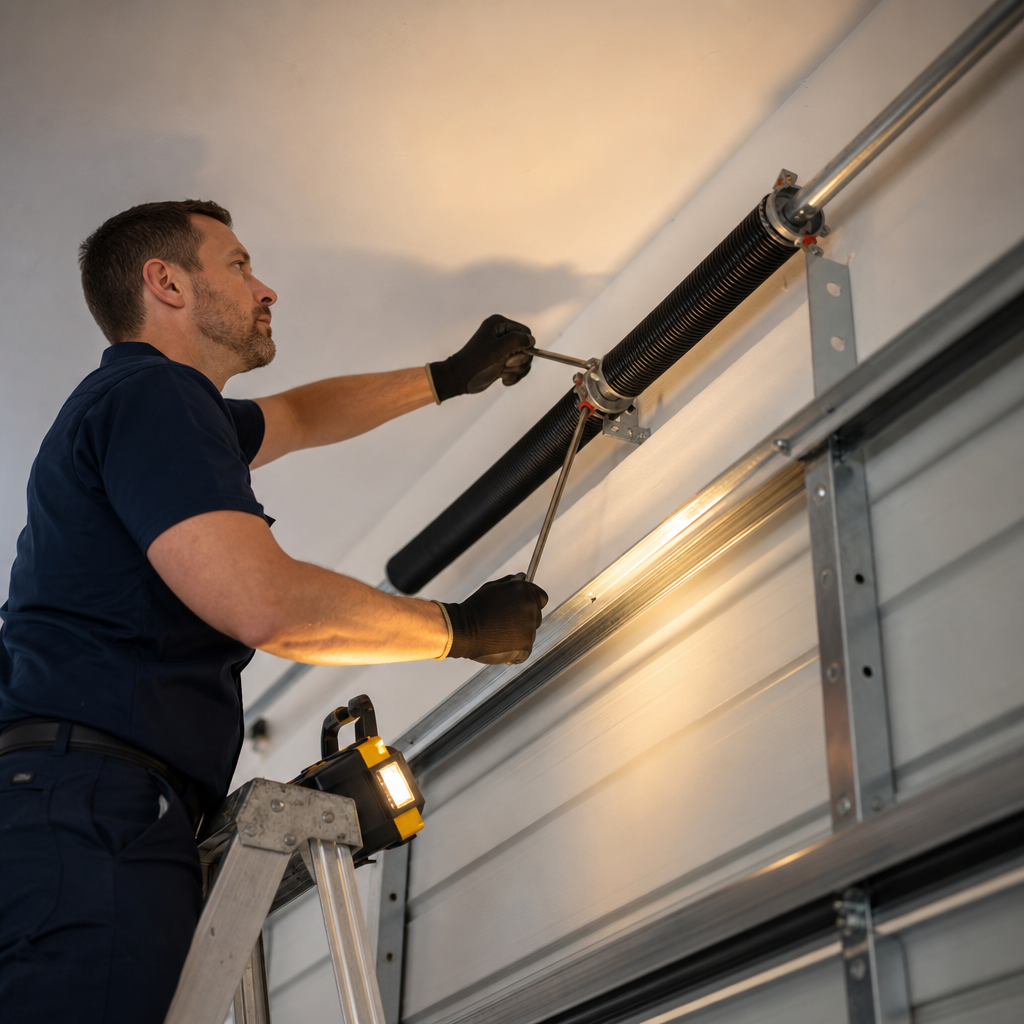 Illustration for emergency garage door service in Punta Gorda
