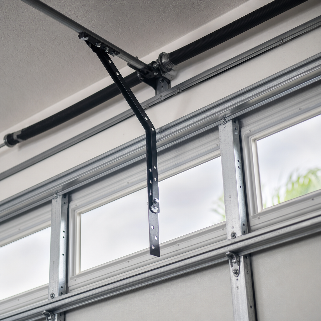 Illustration for install garage door opener