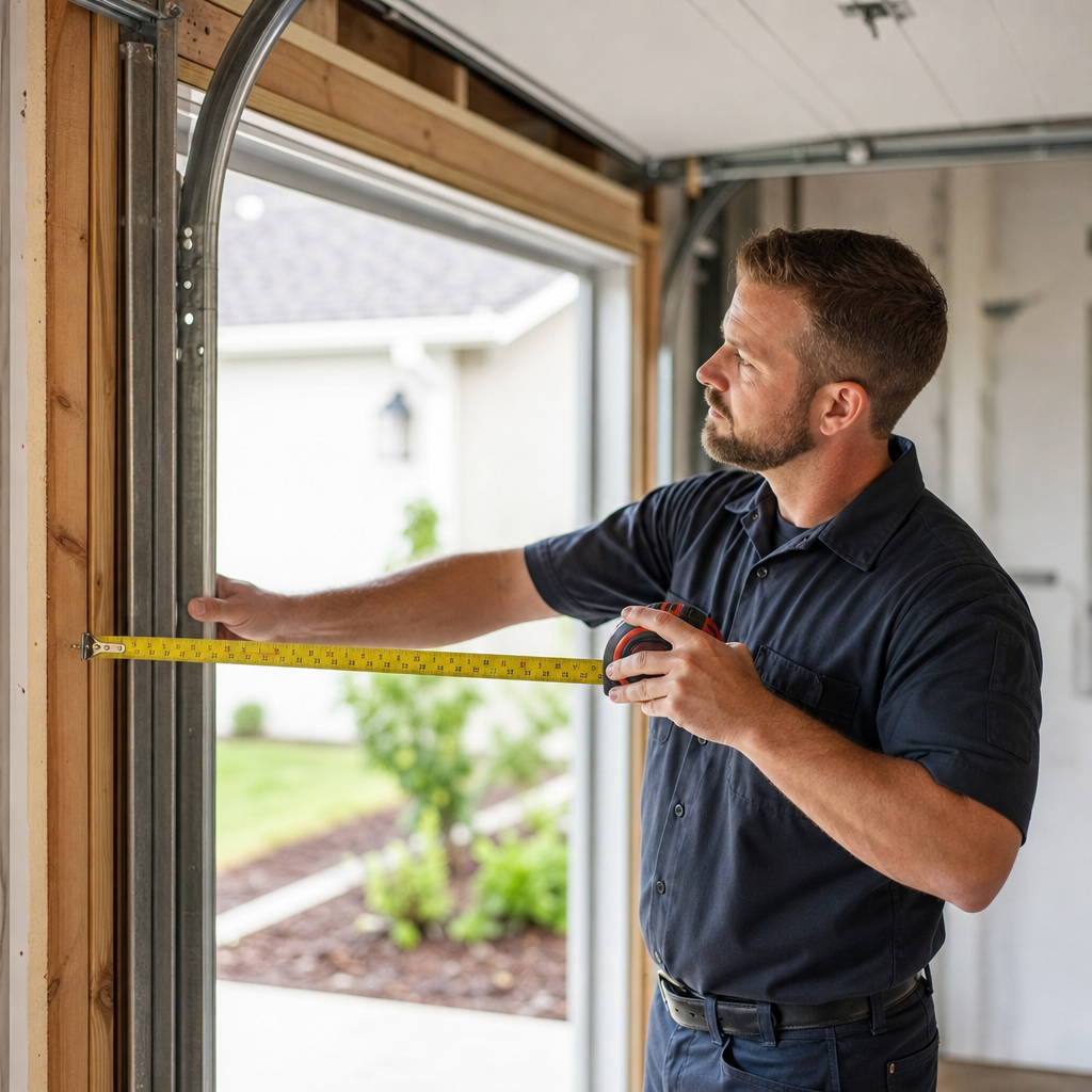 Illustration for garage door replacement estimate