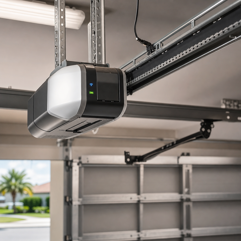 Illustration for smart garage openers