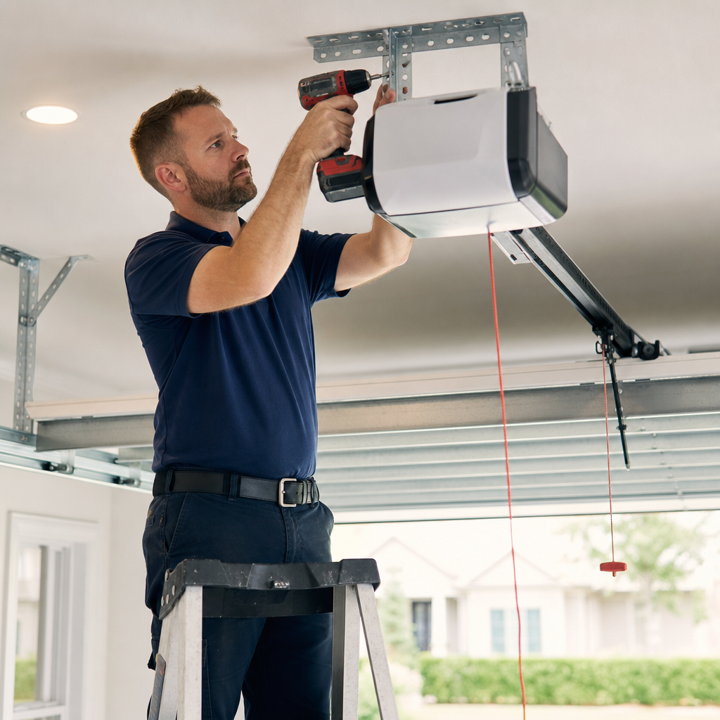 Illustration for garage opener installation cost