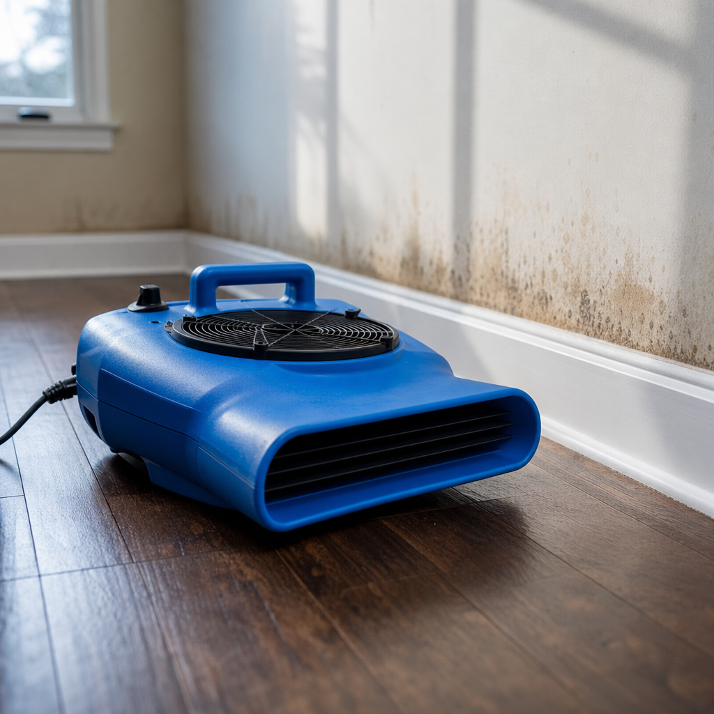Illustration for water damage restoration in New Milford