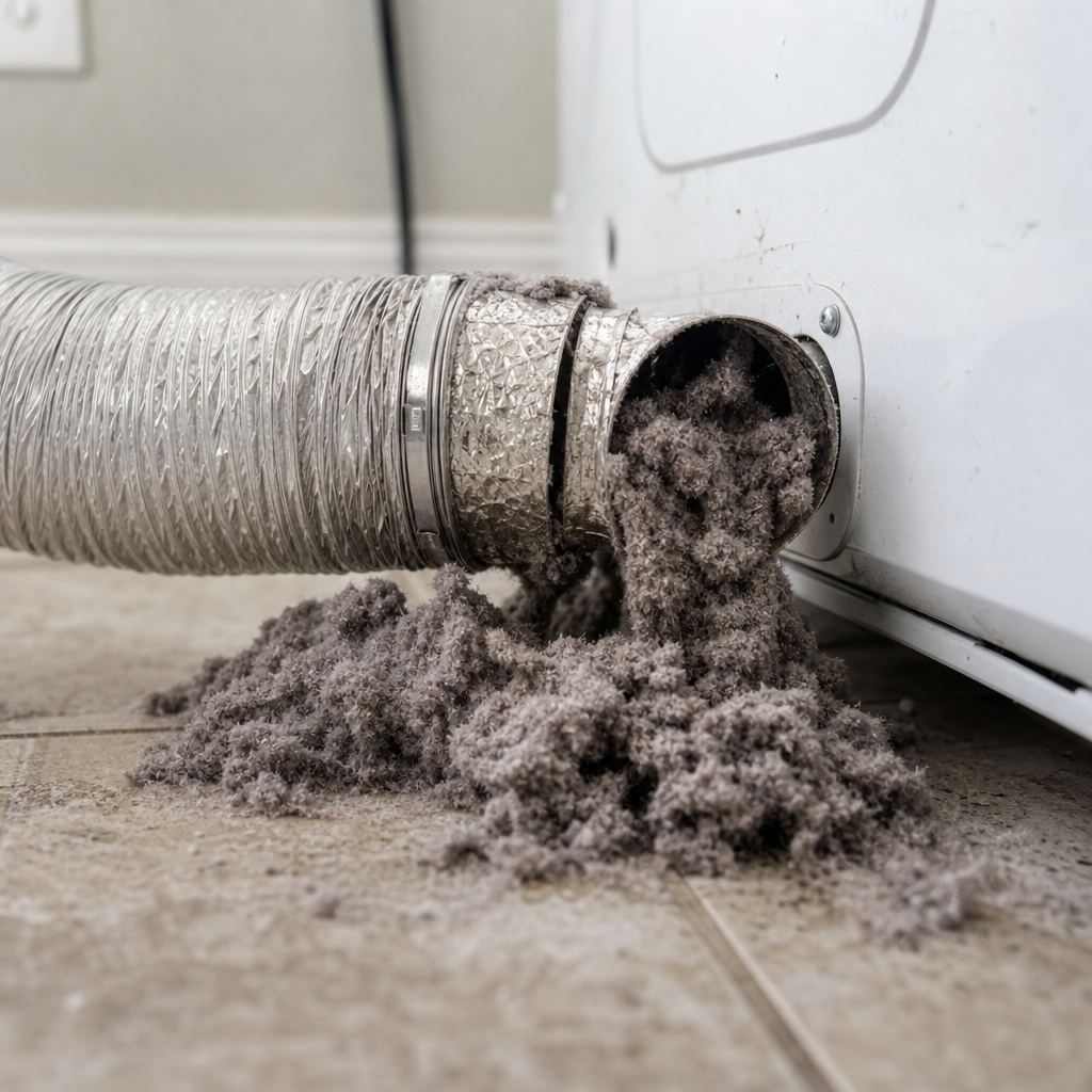 Illustration for dryer vent cleaning near me
