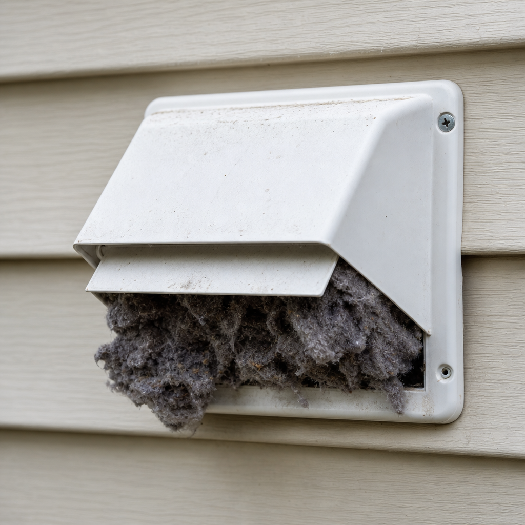 Illustration for dryer vent cleaning service near me