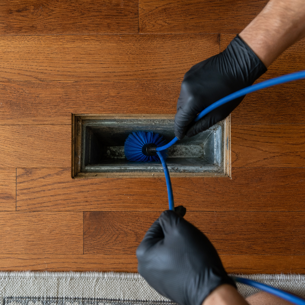 Illustration for whole house duct cleaning cost