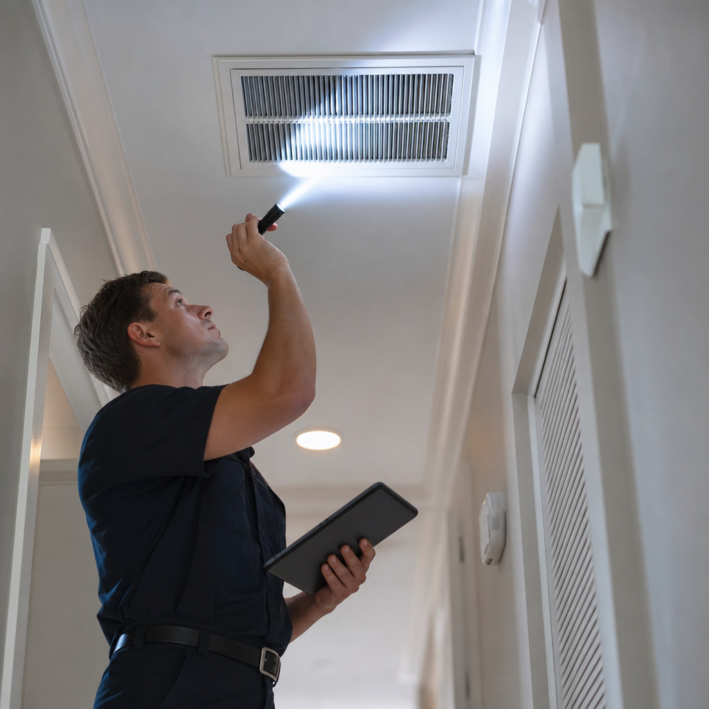 Illustration for whole house air duct cleaning cost