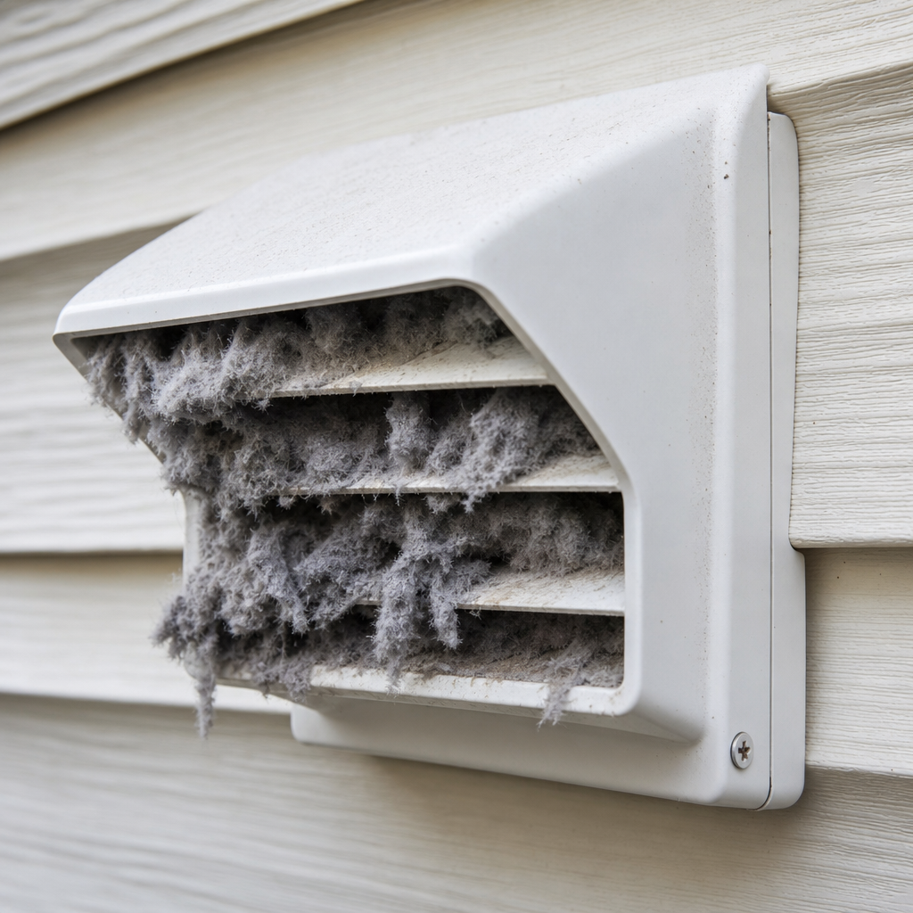 Illustration for dryer vent cleaning cost
