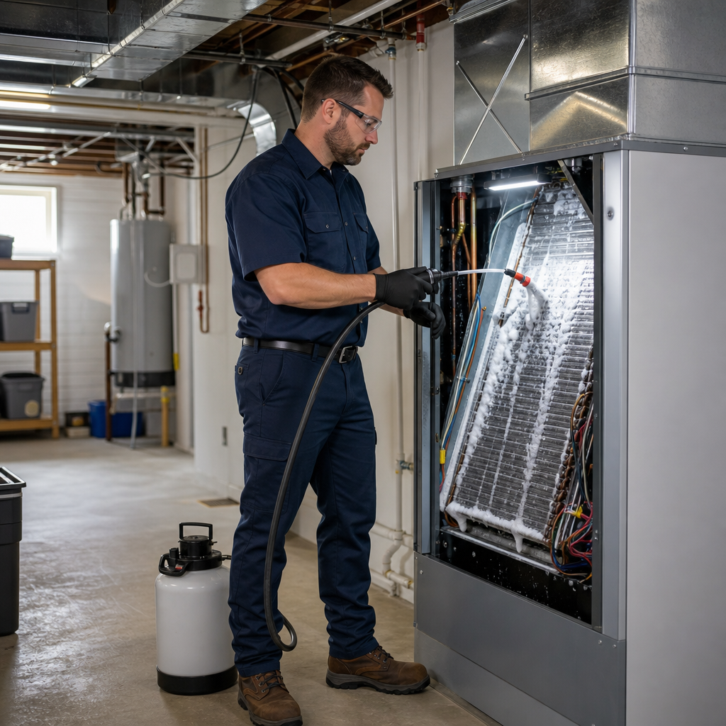 Illustration for hvac deep cleaning cost
