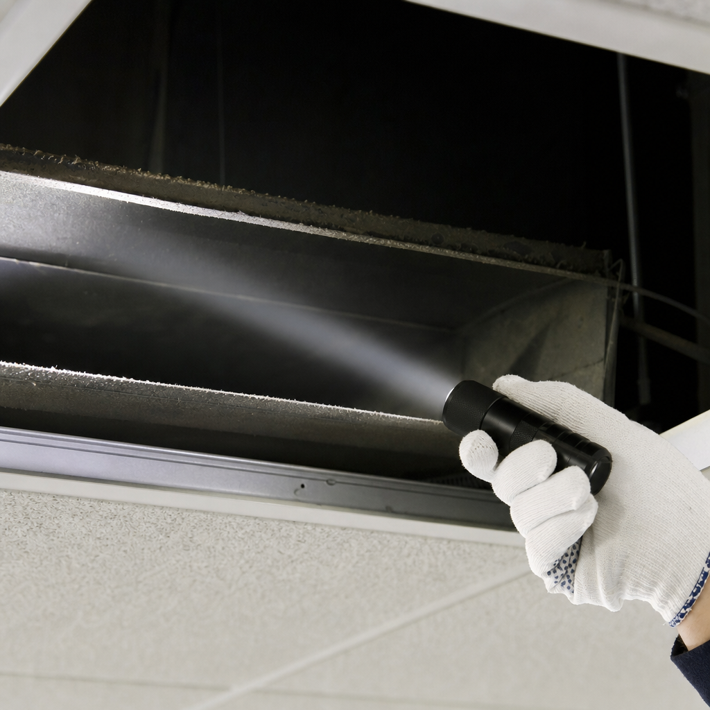 Illustration for office building duct cleaning bridgeport