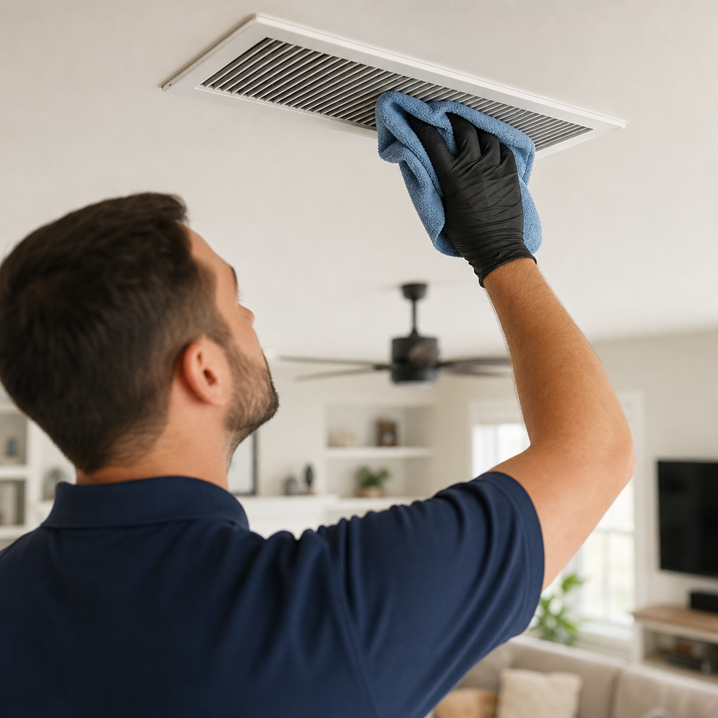 Illustration for duct cleaning price estimates bridgeport