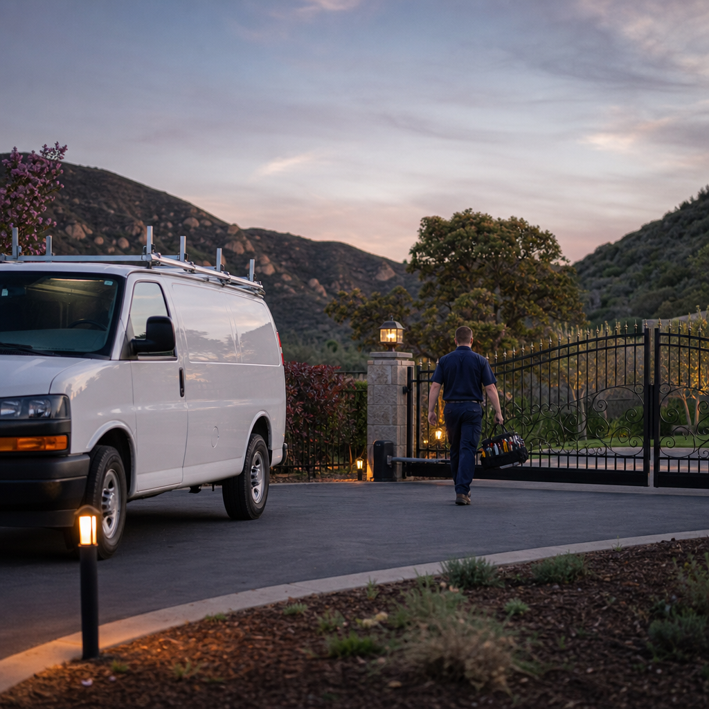 Illustration for where to find 24/7 gate repair in agoura hills