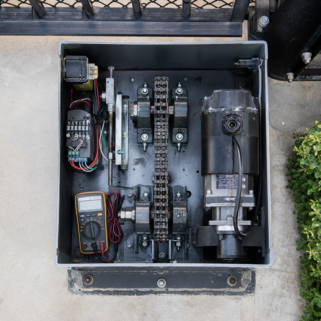 Illustration for reliable commercial gate repair contractors in agoura hills