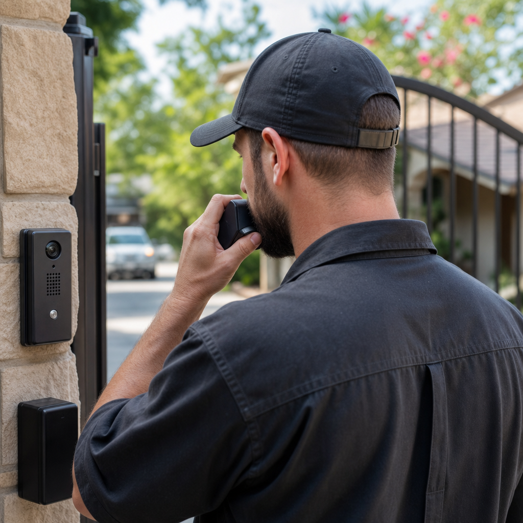 Illustration for gate access control repair fresno