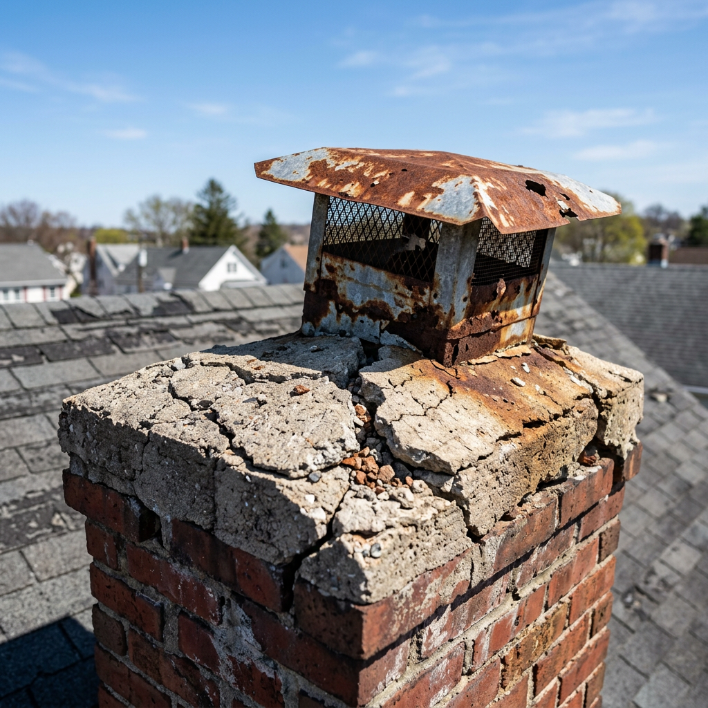 Illustration for chimney cleaning in New Britain