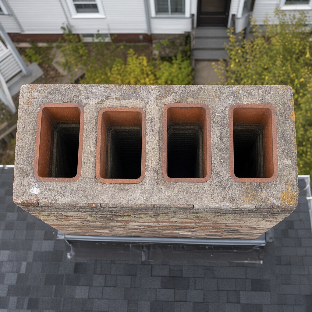Illustration for chimney cleaning in Ansonia