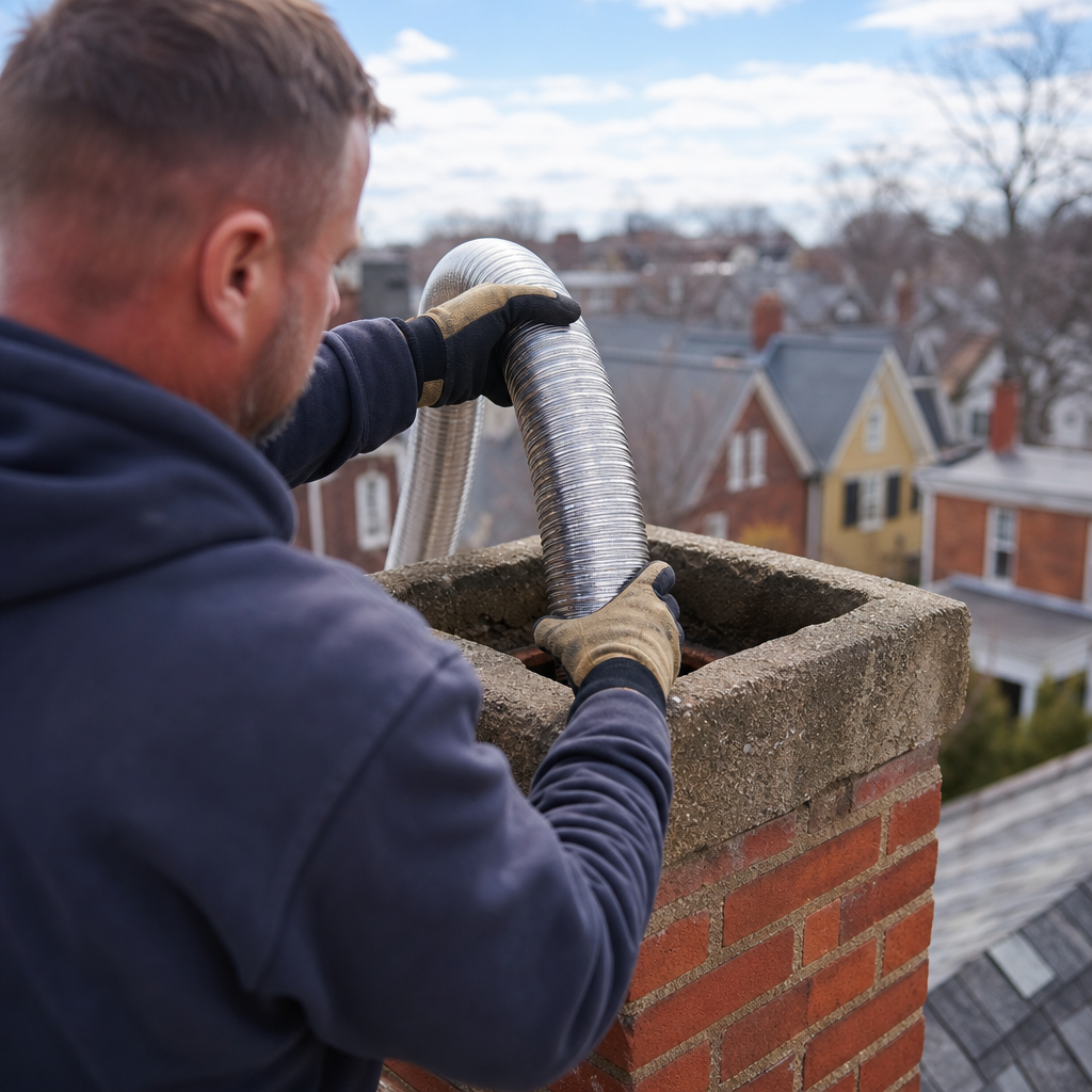 Illustration for chimney cleaning in Springfield