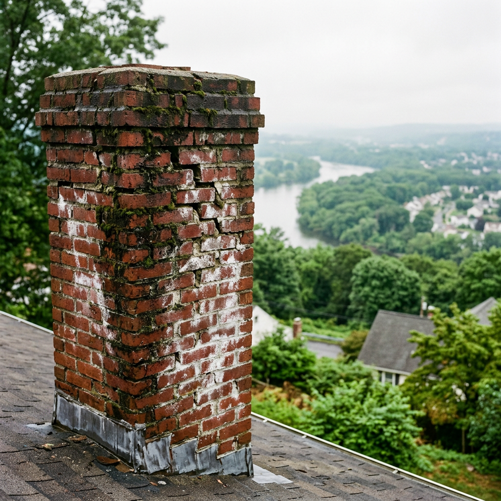 Illustration for chimney cleaning in East Hartford