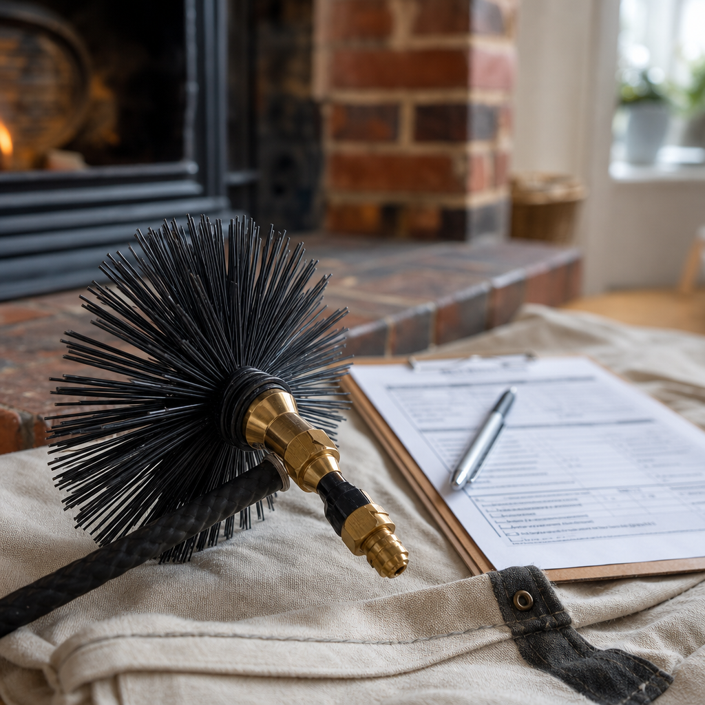 Illustration for chimney sweep in Torrington