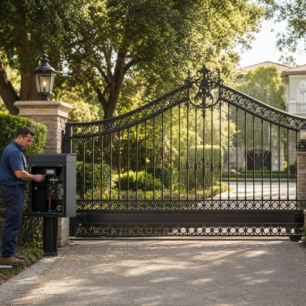 Illustration for gate repair in Atherton
