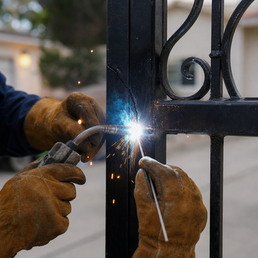 Illustration for gate repair in Redwood City
