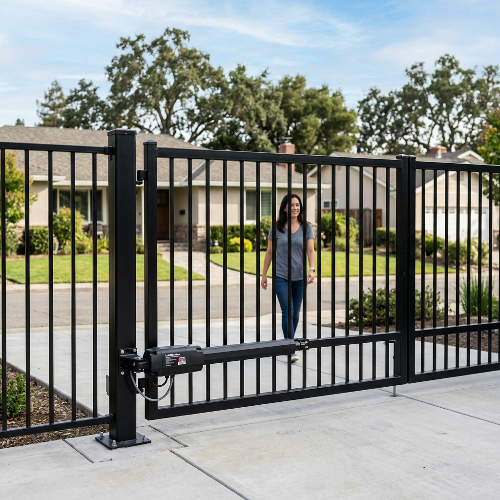 Illustration for gate repair in Castro Valley