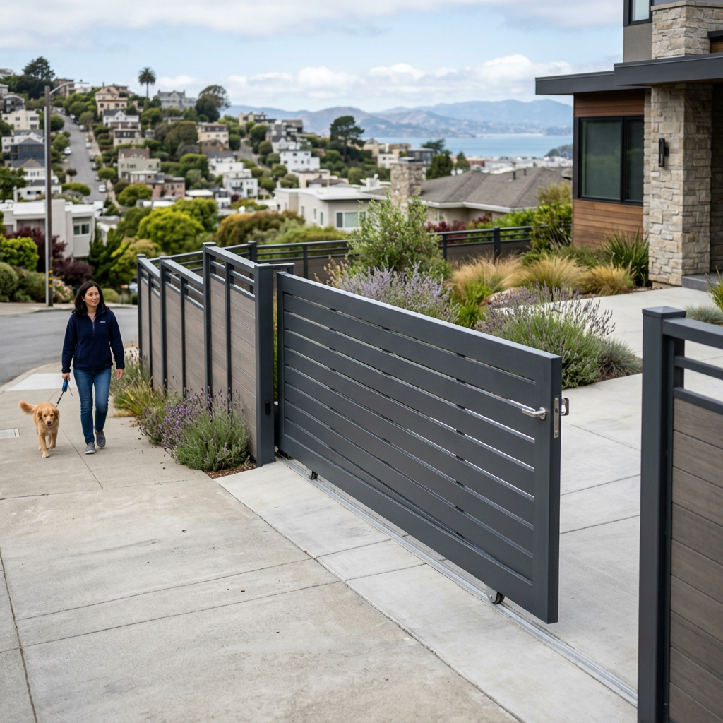 Illustration for gate repair in San Francisco