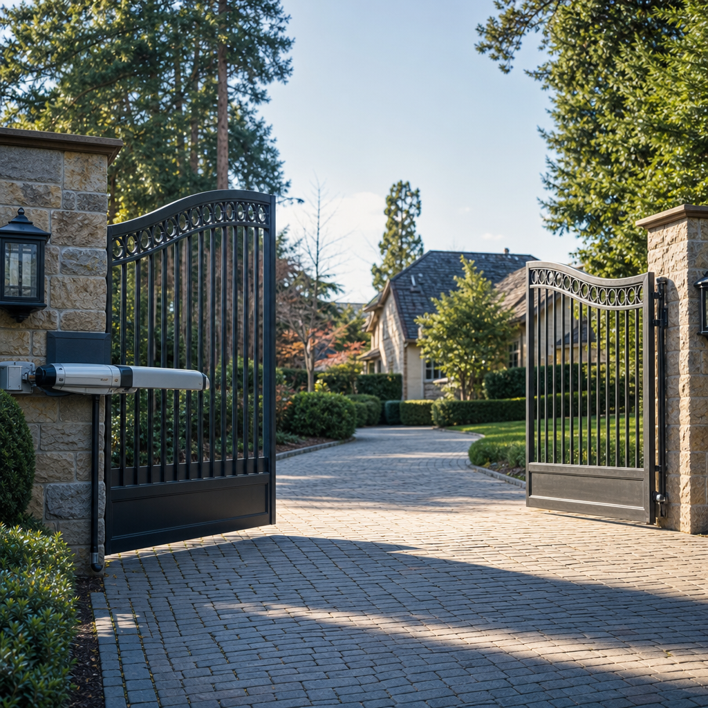 Illustration for gate repair in Burlingame