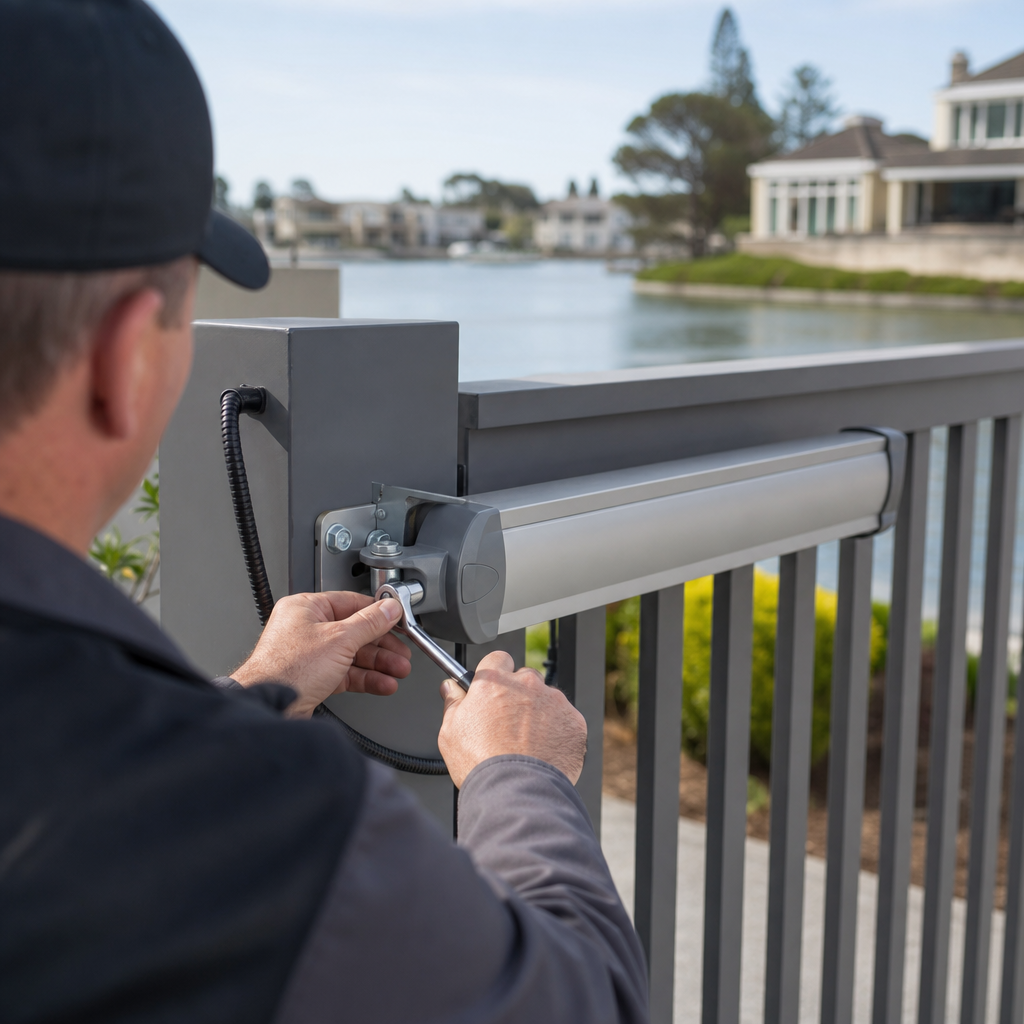 Illustration for gate repair in Redwood Shores