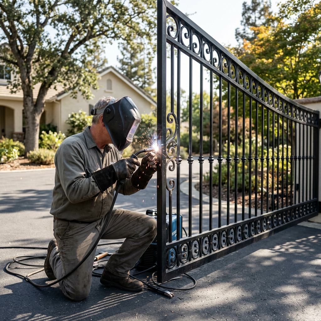 Illustration for gate repair in Cherryland