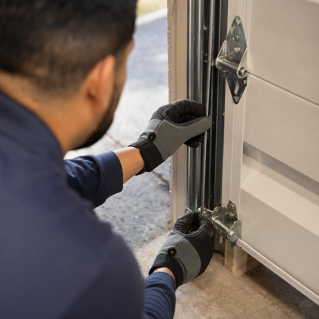 Illustration for garage door cable repair in Brownsville