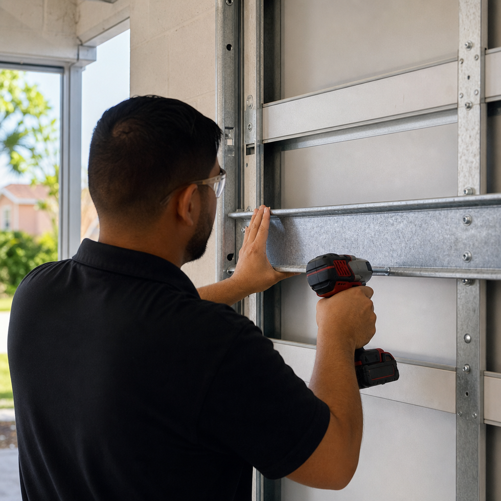 Illustration for garage door installation in Hialeah Gardens